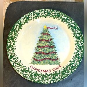 Gerald HENN Workshops Christmas plate no cracks, stains or chips